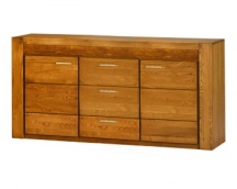 Szynaka - velvet - komoda 2 drzwiowa z 3 szufladami typ 47